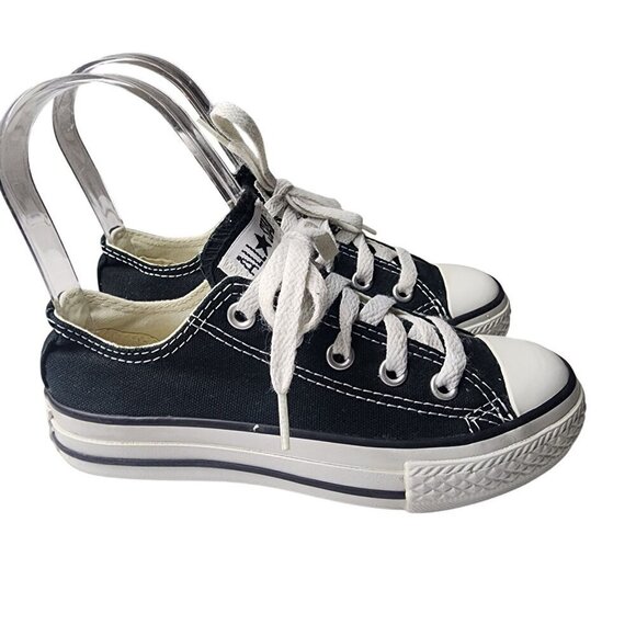 Converse Chuck Taylor All Star Low Top Black Toddler Kids Size 11.5 - Picture 1 of 11